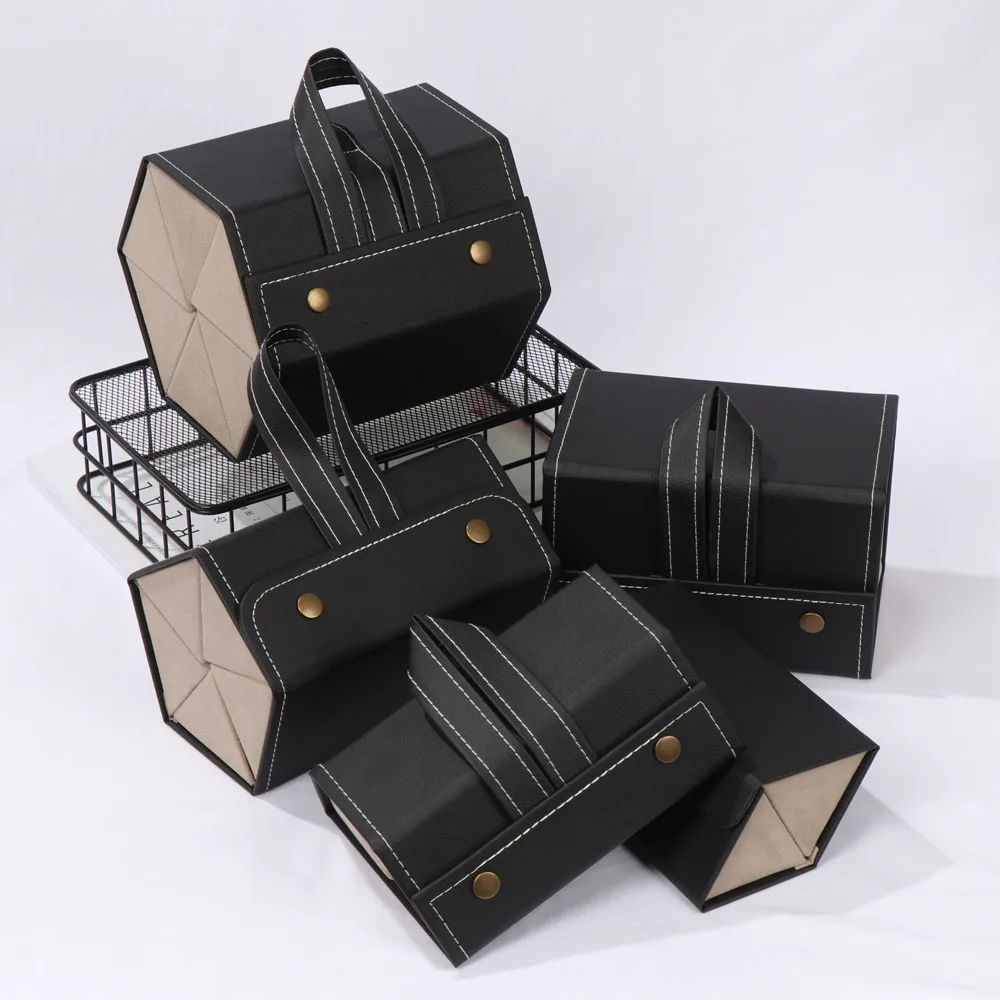 Glasses Case Glasses Storage Bag Sunglasses Bag Portable Glasses Organizer 2/3/4/5/6 Multi-slot Eyeglasses Storage Display Travel Folding Sunglasses PU Leather Case