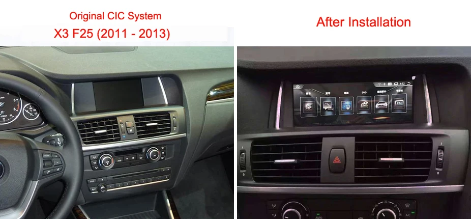 Flash Deal COIKA 8.8" Android 9.0 System 8Core Car Multimedia Radio For BMW X3 F25 X4 F26 GPS Navi Touch Screen Phonelink SWC USB 4+64G RAM 3