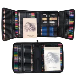 72 /144PCS Color Pencil and Sketch Pencils Set for Drawing Art Tool Kit Watercolor Metallic Oil Pencil Artist Art Supplies