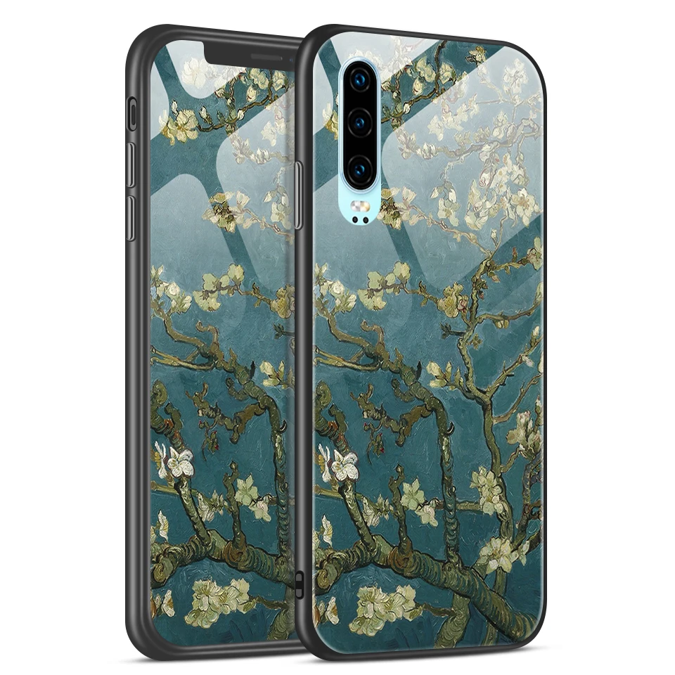 Чехол для телефона huawei P30 Lite Pro закаленное стекло чехол для huawei ELE VOG MAR L29 L04 LX1 P30Pro роскошный противоударный жесткий чехол - Цвет: W124