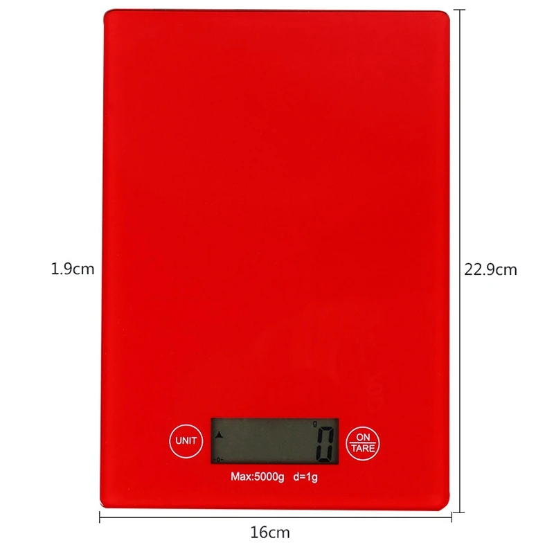 Digital Kitchen Scale Precision Press LCD Digital Kitchen Food Scale Electronic Scale Baking Cooking Tare