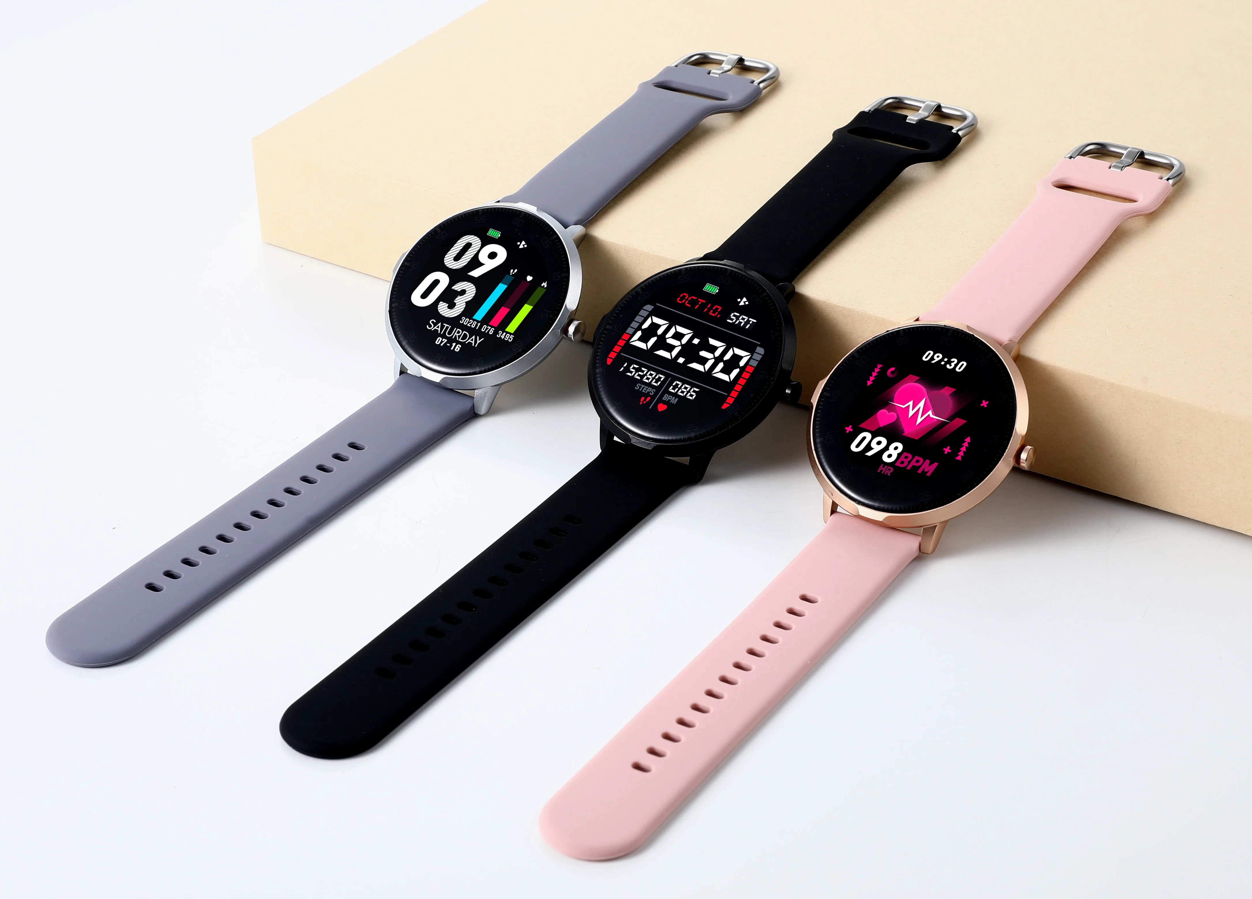 Desxz K16 Smart Watch Bluetooth WristWatch Smart adult bracelet Round Sport Pedometer with Smart reminder