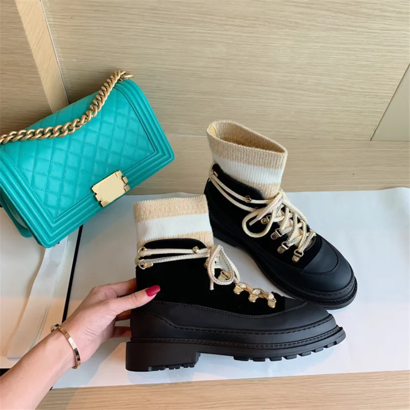 Женская обувь; ботинки-носки; chaussures femme; женская обувь; женские ботинки с круглым носком; модные botas mujer; коллекция года; Zapatos De Mujer; красивая обувь - Цвет: AS SHOW