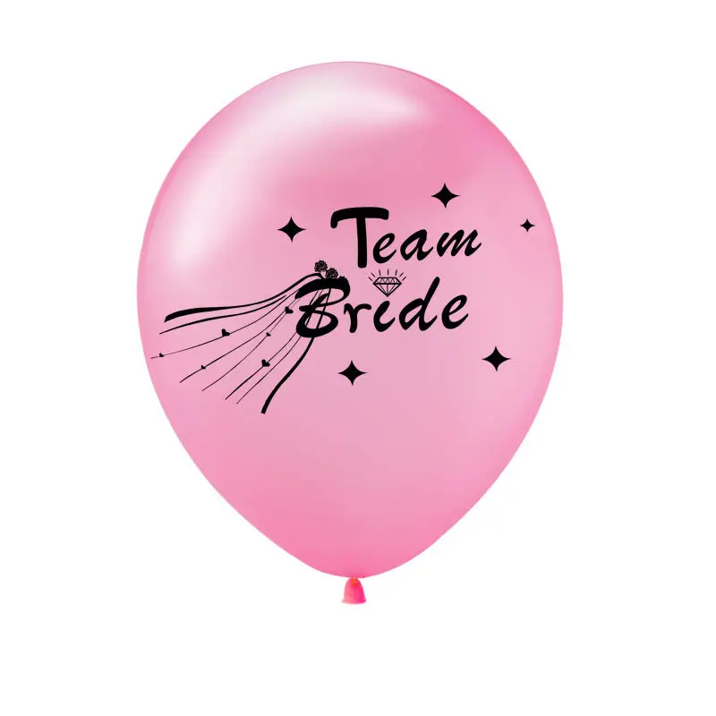 10pcs Hen Party Decoration Balloon Team Bride Bride to Be Balloon Wedding Party Decoration SuppliesHM04 (5)