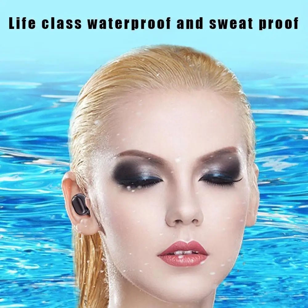 Wireless Bluetooth Earphone with Microphone Sports Wireless For Phone Control Waterproof Headsets Music Earbuds F9A5