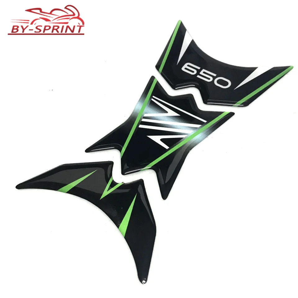 Для Kawasaki Z650 Z 650- 3D защитная накладка на бак мотоцикла Наклейка рыбья кость наклейка для Kawasaki Z650 Z 650