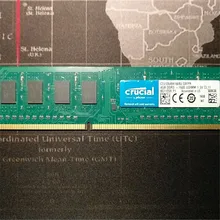 Crucial-memoria de escritorio, 4GB, DDR3, 1600MHz, 1,5 V, 12800, ddr3, para ordenador, 4GB de RAM