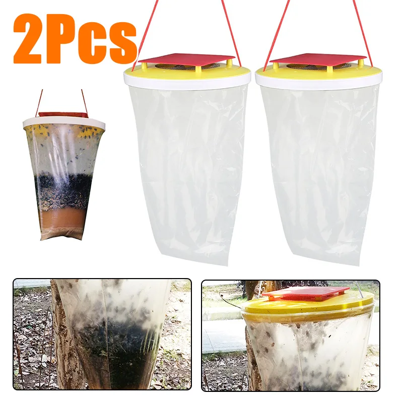 

Fly Bag Trap CATCHER Insect Killer Bug Wasp Flies Pest Control Insects Trapper