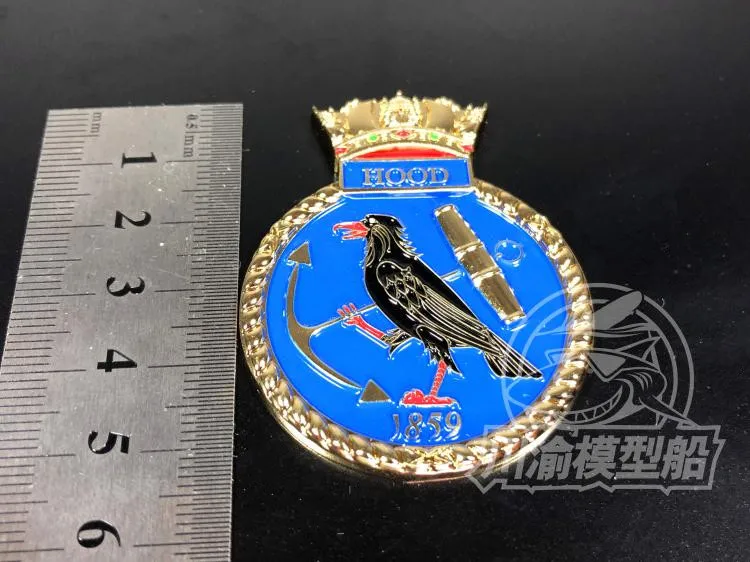 Капот металлический значок гералдри для 1/700 1/350 1/200 HMS модель броненосца корабль дисплей CYH003