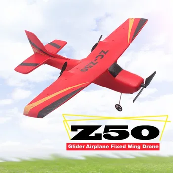 

2019 Z50 2.4G 2CH 350mm Micro Wingspan Remote Control RC Glider Airplane Plane Fixed Wing EPP Drone with Built-in Gyro for Kids