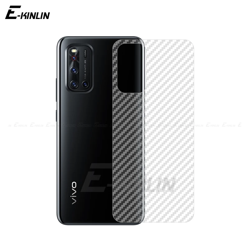 Прозрачная мягкая защитная задняя пленка из углеродного волокна для vivo V19 V11 V15 V17