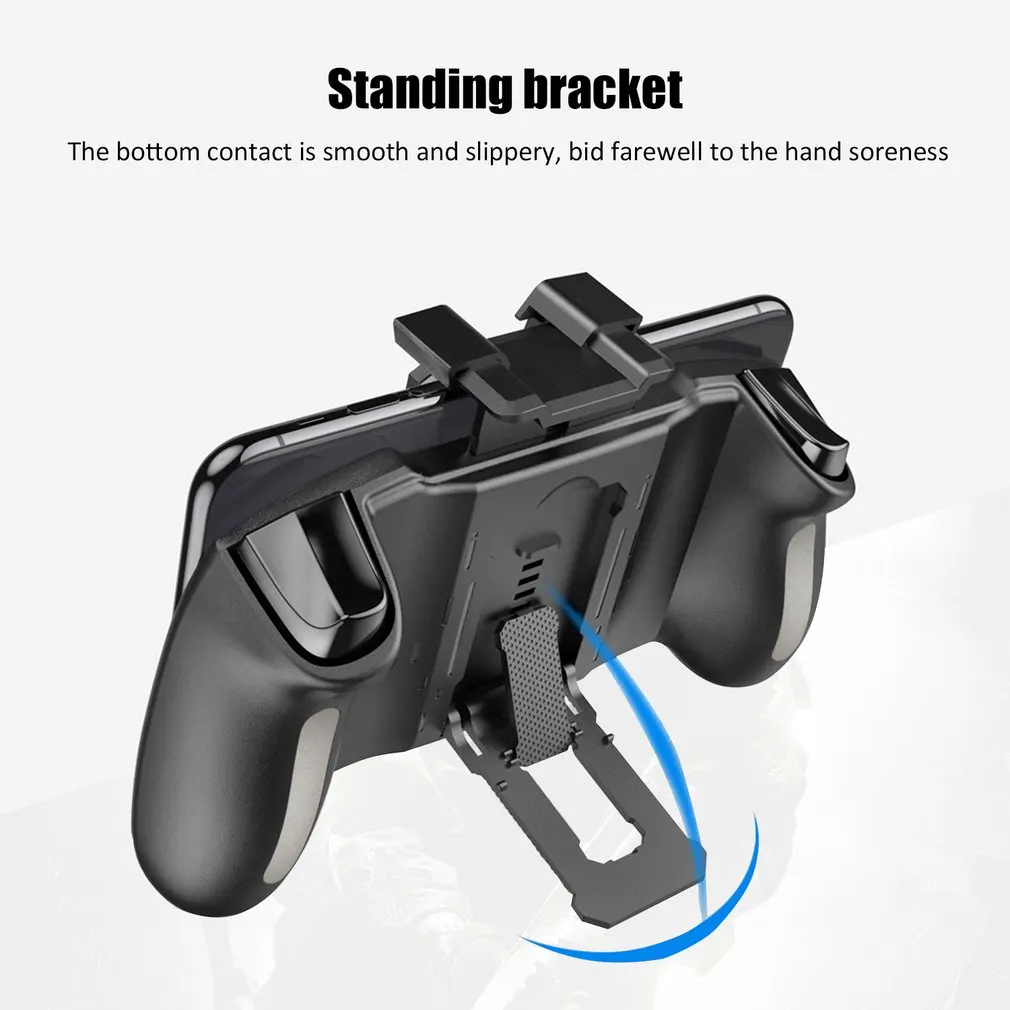  AK21 PUBG Game Controller Gamepad Metal Trigger Shooting Free Fire Gamepad Joystick For IOS Android