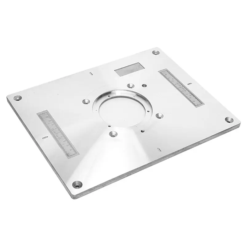 

Aluminium Router Table Insert Plate Woodworking Benches Wood Router Trimmer Mode