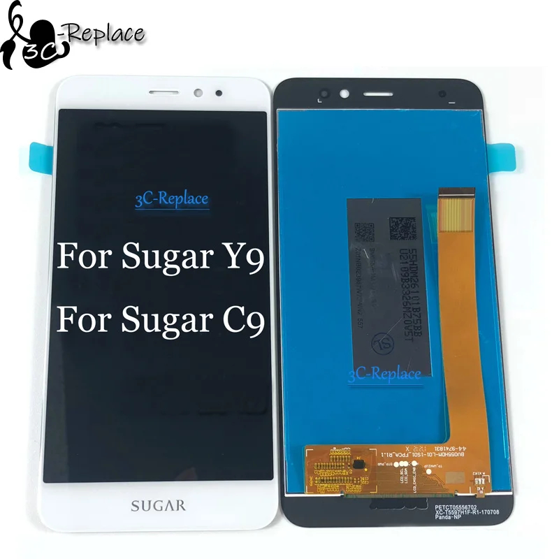 Для Sugar F9 Y9 C9 Полный ЖК-дисплей сенсорный экран дигитайзер сборка запасные части