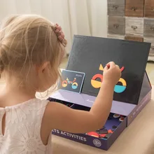 Магнитный пазл, игрушки для детей, развивающие игрушки, разные темы, игровой набор, забавные многоразовые наклейки для детей, художественный проект, подарок Магнитный пазл, игрушки для детей, развивающие игрушки, разные темы, игровой набор, забавные многоразовые наклейки для детей, художественный проект, подарок