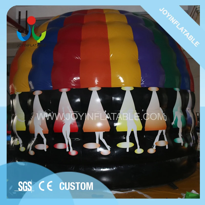 Kids Adults Music Party Disco Dome Bounce House With Light Hook Made of Best Pvc Tarpaulin-4
