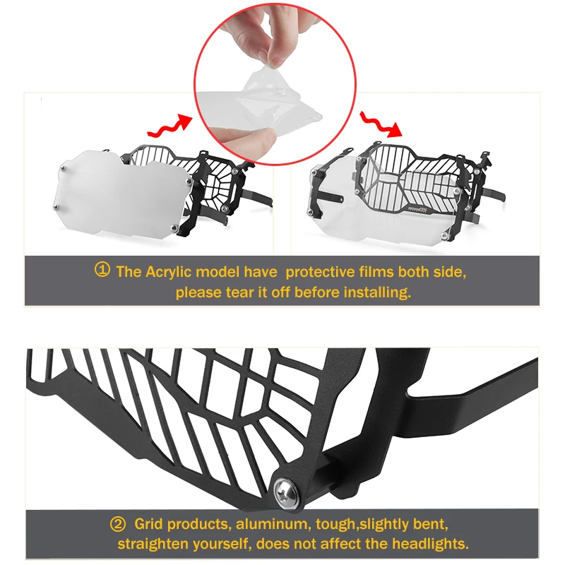 Защитная решетка для фар мотоцикла BMW R1200GS R 1200 GS GSA R1250GS LC Adventure|headlight guards|r1200gs