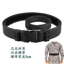 

Outdoor Tactical Patrol Waist Seal 5cm Double Layer Belt Nylon Belt