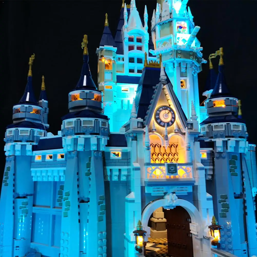 

LED Light Kit For LEGO 71040 Compatible With 16008 Cinderella Princess Castle City Model Building Blocks Toys Gift