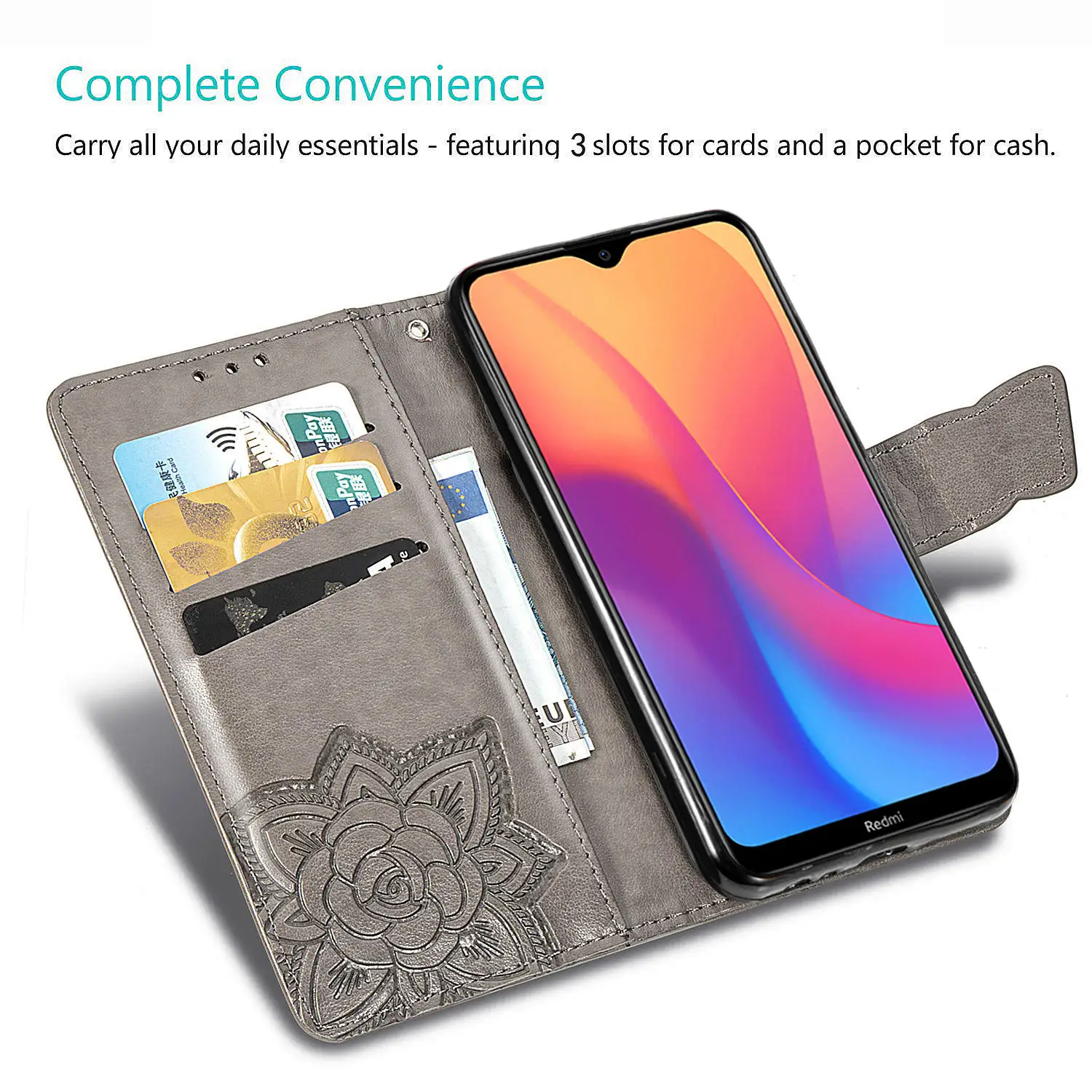 Чехол-книжка с бабочкой для Xiaomi Redmi 8 8A 7 6 6A 6Pro 5 5Plus K20 Pro Go, чехол для Xiaomi Redmi Note 6 7 8 Pro 8 T, чехол-кошелек s