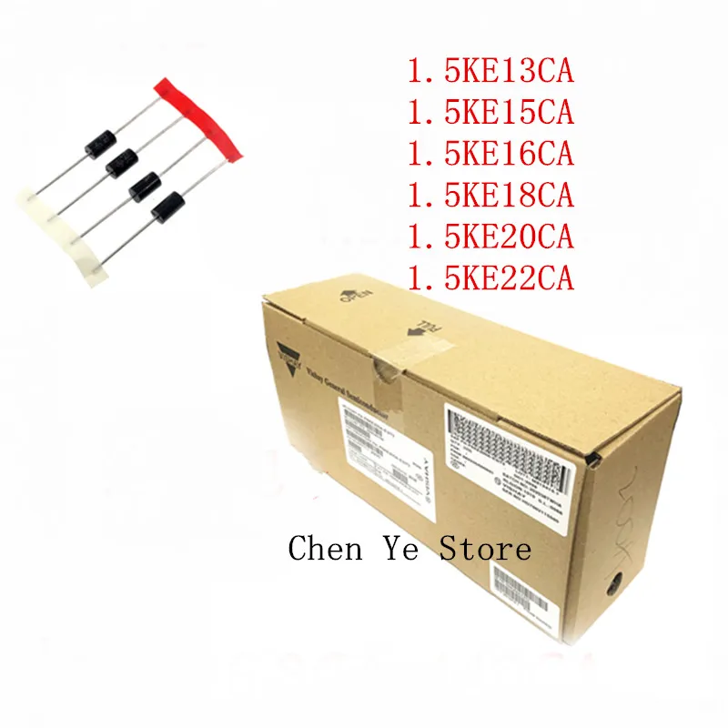 

Подавитель переходного напряжения TVS, Диод 1, 5 ke13ca 1, 5 KE15CA 1, 5 KE16CA 1, 5 ke20ca 1, 5 ke22ca DO-15, 5Ke, 200 шт.