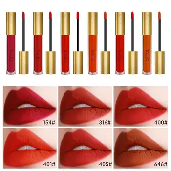 

1/6pcs/set Liquid Matte Lipstick Waterproof Red Lip Stick Lip Tint Makeup Gloss Lip Lip Natural Rouge Plumper Matte Lasting O9G2
