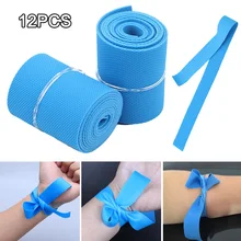 12 шт Одноразовые TPE жгут стрейч-пояс для походов кемпинга аварийная помощь FDX99