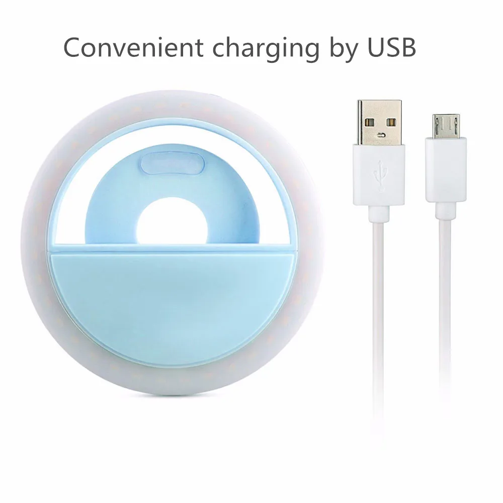 JRGK beaty Selfie Ring Light Flash Camera Phone Photography Enhancing Led light for Xiaomi IPhone Samsung Huawei Ipad 3 levels