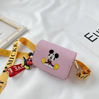 

Disney Mickey mouse Girls messenger bag new fashion small bag Girls shoulder bag girl Minnie coin bag