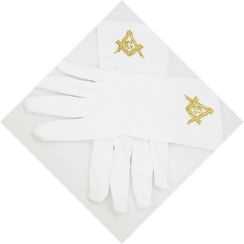 gold glove Masoni cHigh качество термопечатью на заказ ремонт стразы передачи - Цвет: gold glove