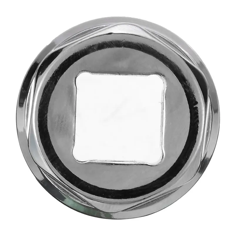 Universal 1pc 22mm 7/8'' Chrome Lambda O2 Oxygen Sensor Socket Removal Tool Side Wire Cutout 1/2'' Drive