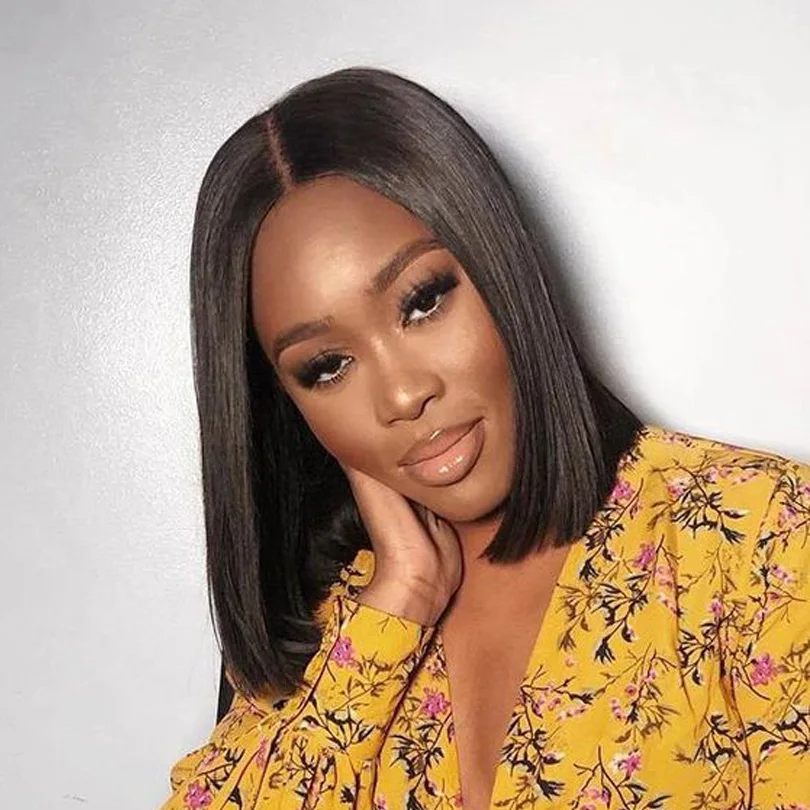 

Straight 13X4 Lace Closure Wig Short Human Hair Wigs Bob Lace Front Wigs Natural Hairline Glueless Lace Front Human Hair Wigs