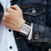 Relogio Masculino MINIFOCUS New Chronograph Men Watches Top Brand Luxury Leather Band Quartz Clock Waterproof Square Dial Watch ► Photo 2/6