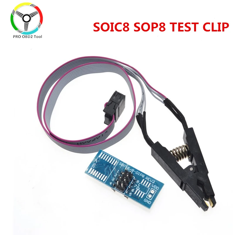 Тестовый зажим SOIC8 SOP8 для программирования замыкания EEPROM 93CXX/25CXX/24CXX на