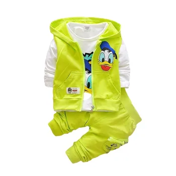 

Donald Duck Boys Clothes Suits Disney Sport Boys Clothing Sets Cartoon Kids Boys Outerwear Hoodie Jacket Boutique Kids Clothing