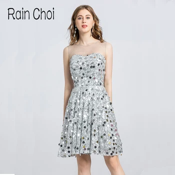 

Short Cocktail Dress 2020 Gray Sleeveless Mini Formal Party Gowns