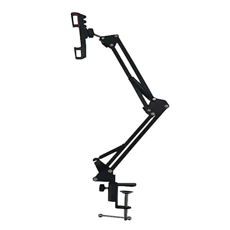  Universal Smartphone Clamp Tablet Stand Tablet Foldable Lazy Desktop Mount Holder