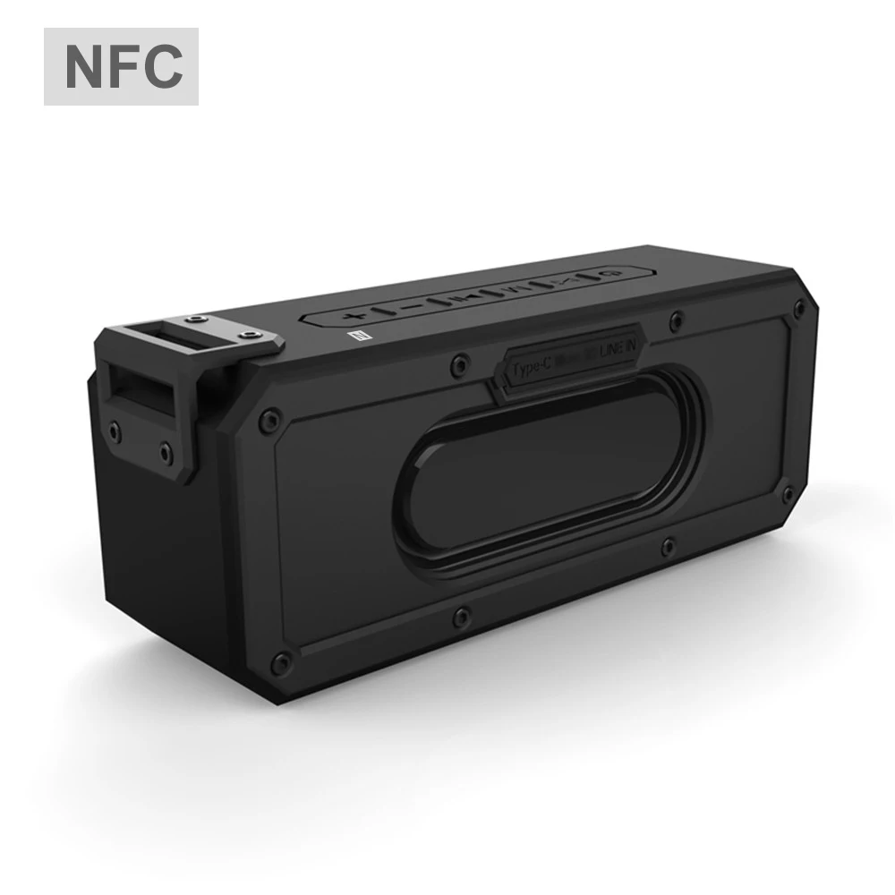 Водонепроницаемый NFC динамик TWS Bluetooth 4,2 40 Вт HiFi динамик Поддержка TF карты воспроизведения музыки тип-c Быстрая зарядка с микрофоном