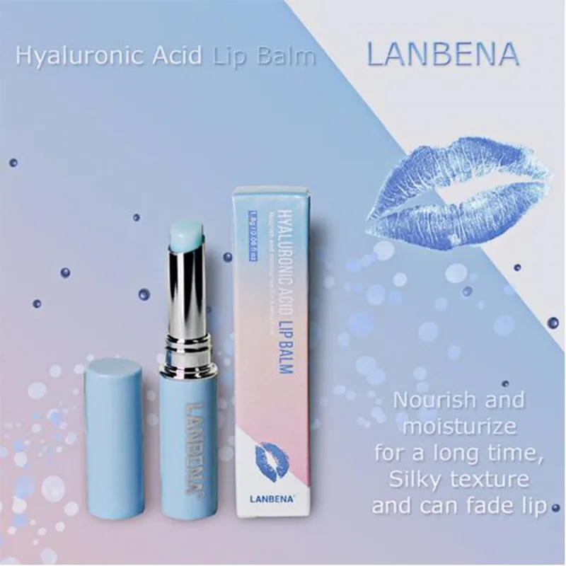 lip balm LANBENA бальзам для губ с гиалуроновой кислотой увлажняющий бальзам для губ для уменьшения морщин снимает сухость стойкий защитный Уход за губами - Цвет: lip balm
