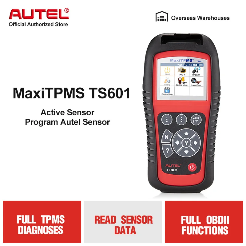 AUTEL MaxiTPMS TS601 TPMS программист инструмент для диагностического сканирования автомобиля активатор датчик шин монитор OBD2 сканер инструмент 315 433 сенсор s