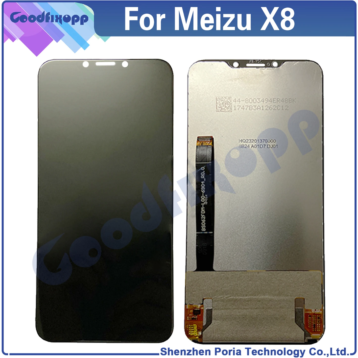 

100% протестированный AAA для Meizu X8 LCD дисплей кодирующий преобразователь сенсорного экрана в сборе Замена