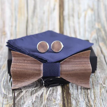 

Fashion Wooden Bow Tie For Men Unisex Hollow Out Carved Retro Neck Ties Adjustable Strap Vintage Bowtie
