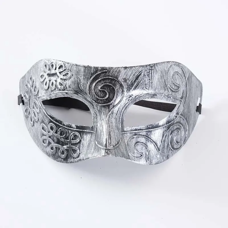 New Vintage Silver Gold Men Antique Gladiator Carnival Masquerade Ball Party Masks Cool Retro Men's Party Masks11