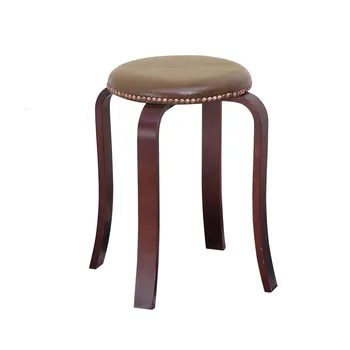 

Northern Europe Wind Song Wooden Bench You Table Stool Small Circle Stool Solid Wood The Bench Household Adult Wooden Bench