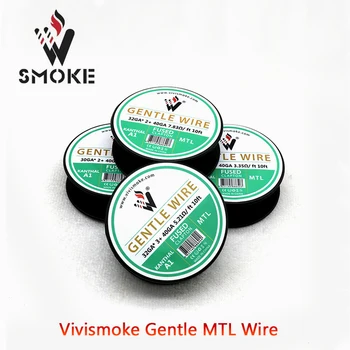 

10feet Vivismoke Gentle MTL Wire KA1/316ss Ni80 Clapton Wire for RDA RBA Rebuildable Atomizer
