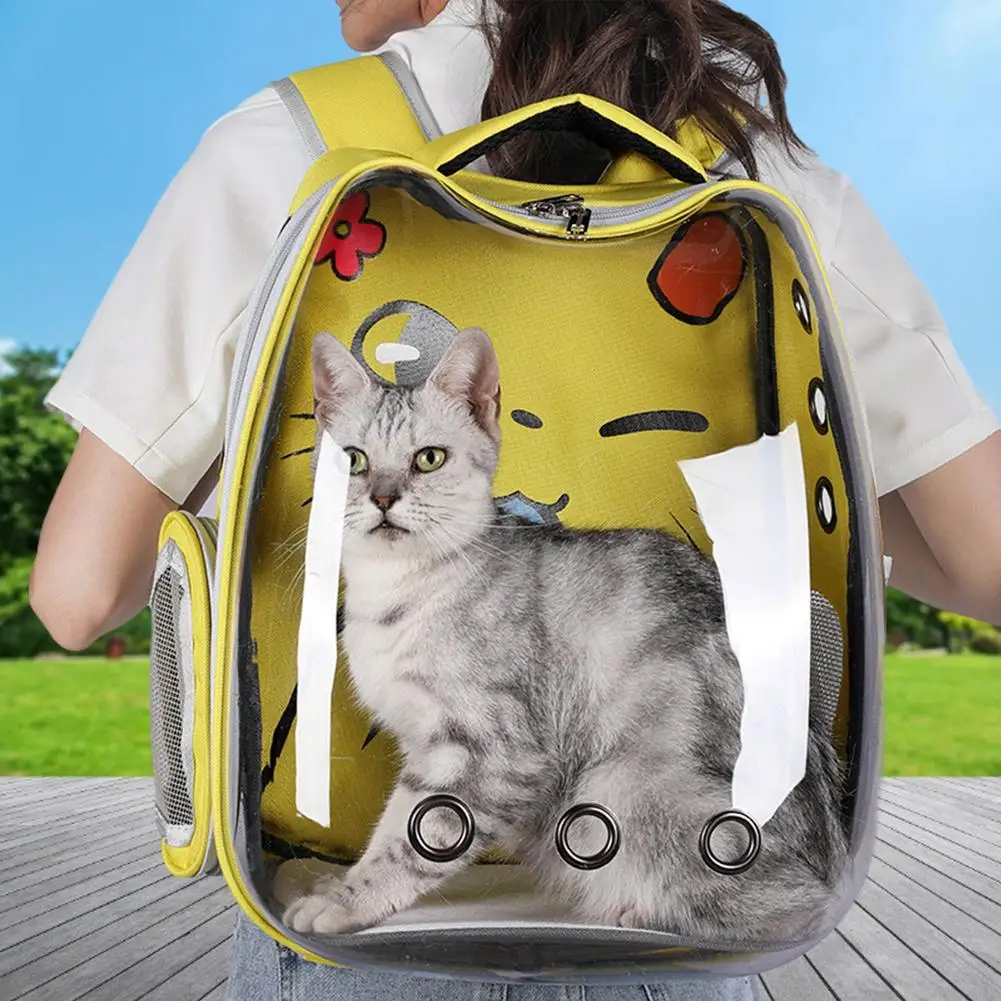 

Space Capsule Portable Pet Backpack Comfortable Breathable Large Space Suitable For Cat And Small Dog Travel Backpack