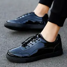 Для мужчин; туфли с подошвой из вулканизированной резины, для активного отдыха, кроссовки легкие воздухопроницаемая комфортная обувь мужские из лакированной кожи обувь, спортивная обувь, кроссовки