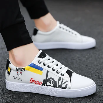 

Fashion Men Casual Shoes Nice New Lace-up Denim Breathable Low To Help Walking Shoes Non-Slip Comfortable Flat Shoes