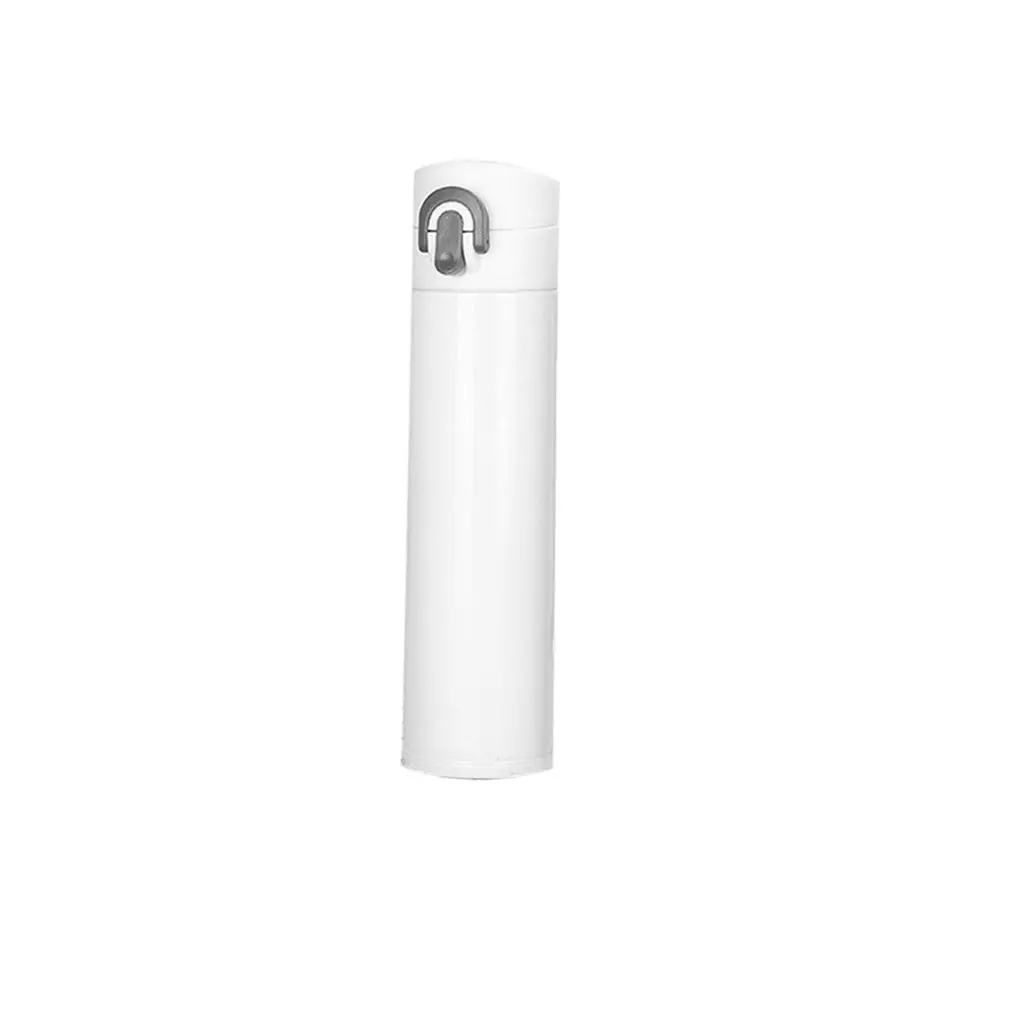 

Vacuum Cup 400ml Stainless Steel Water Bottle Drinking Bottle Insulation Cup Warming Keep Pot Solid Color Simple Design