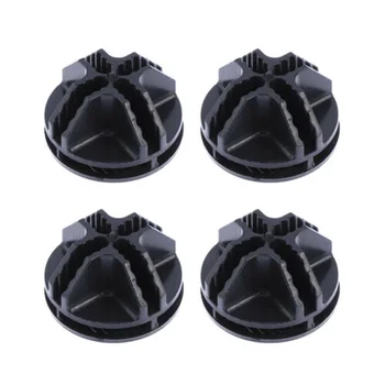 

40pcs Black Connectors Wire Storage Cube Snap Organizer Grid Plastic Replacement